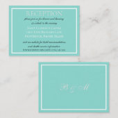 ブライド&コズス結婚イートエレガント披露宴 エンクロージャーカード (正面/裏面)