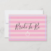 ブライド&コピンクブライダルランジェリーシャワーパーティー 招待状 (正面)