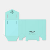 ブライド&コブライダルシャワーターコイズ フェイバーボックス (折り畳みなし)