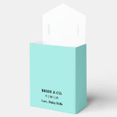 ブライド&コブライダルシャワーターコイズ フェイバーボックス (オープン)