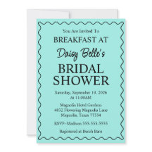 ブライド&コブライダルシャワーターコイズ