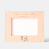 ブライド・スクワッド ウェディング ブライズメイド レーザー彫刻フレーム (正面)