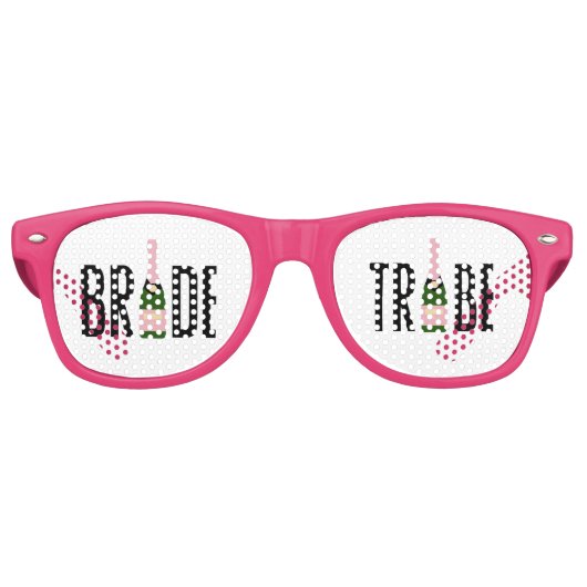 ブライド・トライブ 大人レトロサングラス パーティー用 レトロサングラス (正面)