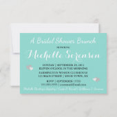 ブライド&バチェロレッテブライダルシャワーパーティー 招待状 (裏面)