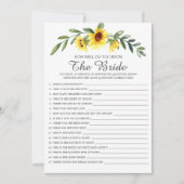 ブライド·ブライダルシャワー 招待状 (正面)