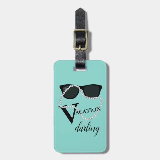 ブライド&ブライドメイズダイアモンドティアラパーティートラベル ラゲッジタグ (正面縦)