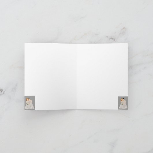 ブライド&ブライド 招待状 (内部)