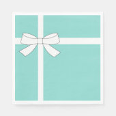 ブライド&ブリデスメイドブライダルシャワーティアラパーティー スタンダードランチョンナプキン (正面)