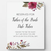 ブライド・ブルゴーニュ・メモリアルの予約結婚父 フォトプラーク (正面)