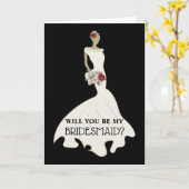 ブライド・ホワ結婚イトのドレス・シック・ブライダル提案 カード (黄色い花)