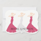 ブライドCOバラブライダルシャワーはマイブライドメイドパーティー 招待状 (正面)