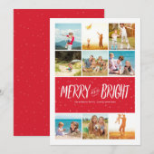 &ブライメリートフォトコラージュホリデーフォトカード シーズンカード (正面/裏面)
