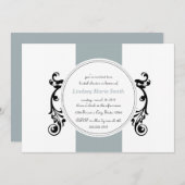 ブライモダンダルシャワー招待 招待状 (正面/裏面)