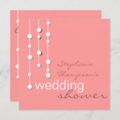ブライモダンドウェディングシャワー招待状 招待状 (正面/裏面)