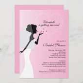 ブライモダンドブライダルシャワーの招待 招待状 (正面/裏面)