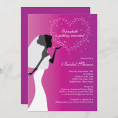 ブライモダンドブライダルシャワーの招待 招待状 (正面/裏面)