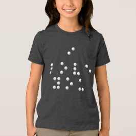 ブライユ点字で「愛してる」 トライブレンドTシャツ