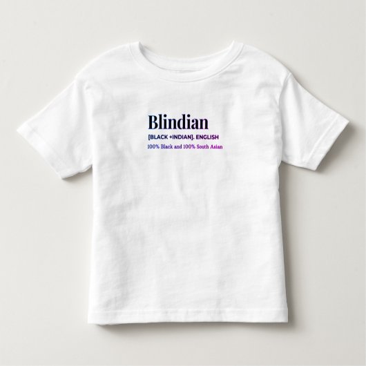ブラインダの幼児用シャツ トドラーTシャツ (正面)