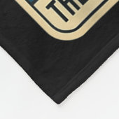 ブラインドがブラインドタロットのカーおもしろいドを導く フリースブランケット (角)