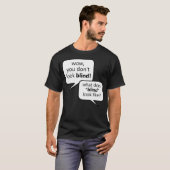 ブラインドがロービジョンブラインドのように見えるもの Tシャツ (正面フル)
