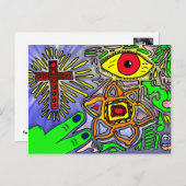 ブラインドぬかるみビジョン#2はがき ポストカード (正面/裏面)