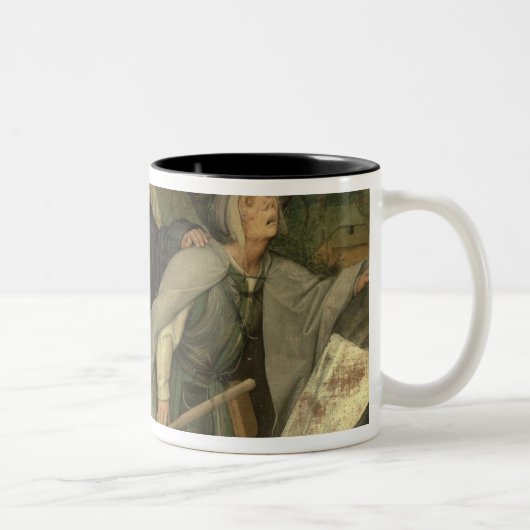 ブラインドの喩え、3つのブラインドの詳細 ツートーンマグカップ (右)