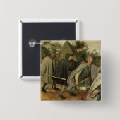 ブラインドの喩え、3つのブラインドの詳細 缶バッジ (正面&裏面)