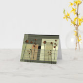 ブラインドシティビュー カード (黄色い花)