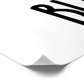 ブラインドデイトおもしろいフルーツプン ポスター (角)