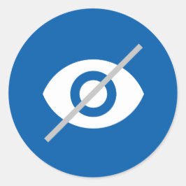 ブラインドブルー ラウンドシール