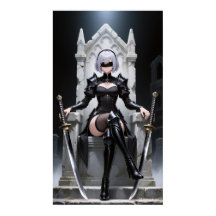 ブラインドブレード – Gothic Sci-Fi Warrior Art