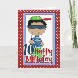 ブラインドボーイ – ハッピー10誕生日 カード