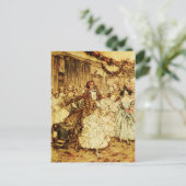 ブラインドマンズバフクリスマスパーティーお祝い ポストカード (スタンド正面)