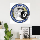 ブラインドリスのプール ポスター (ホームオフィス)