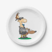 ブラインドレフェリー吹ズのホイッスル紙プレート ペーパープレート (正面)