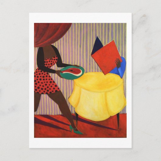 ブラインド日付 ポストカード (正面)