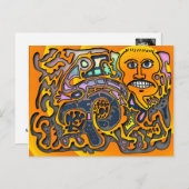 ブラインド泥だらけのビジョン#1 ポストカード (正面/裏面)