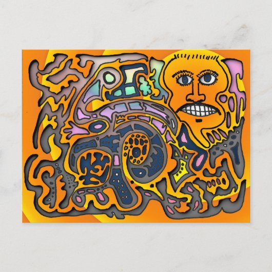 ブラインド泥だらけのビジョン#1 ポストカード (正面)