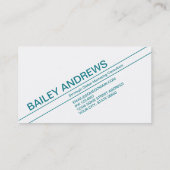 ブラインド（青） 名刺 (裏面)