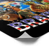 ブラインロイタリアンット大ミーム7月4日フラグ足_2 ポスター (角)