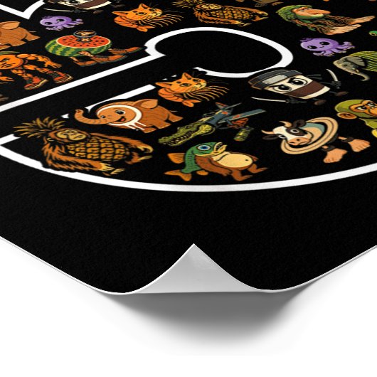 ブラインロイタリアンット誕生日5歳ミーム5thキッズボーイズ ポスター (角)