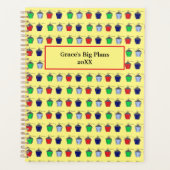 ブライン・モーア カラフルなランタン(黄色) プランナー手帳 (正面)