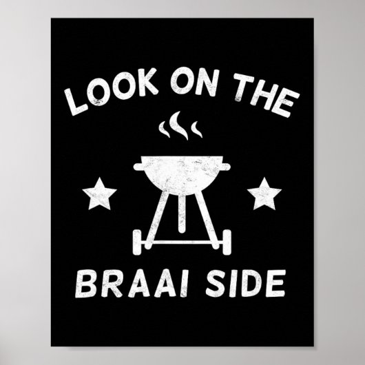 ブライ側を見る南アフリカのBbq愛好家Gr ポスター (正面)