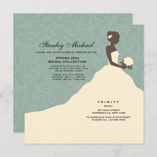 ブライ素晴らしドトランクショー招待状 招待状 (正面/裏面)