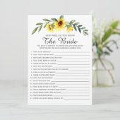 ブライ素朴ド·シャワーの試合をどれほどよく知っているか 招待状 (スタンド正面)