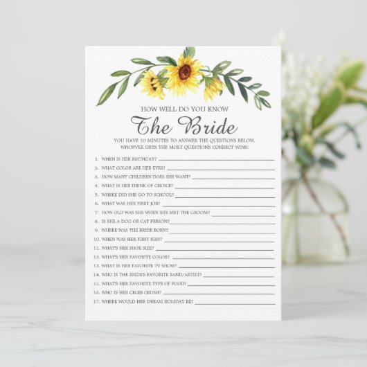 ブライ素朴ド·シャワーの試合をどれほどよく知っているか 招待状 (スタンド正面)