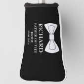 ブライ・ブラックエレガントのモダン結婚父 ゴルフヘッドカバー (回転90)