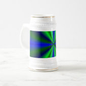 ブラウグリュンレゲンボゲン ビールジョッキ (正面左)