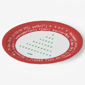 ブラウザCookie for Santa Christmas紙プレート ペーパープレート (アングル)