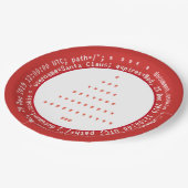 ブラウザCookie for Santa Christmas紙プレート ペーパープレート (アングル)